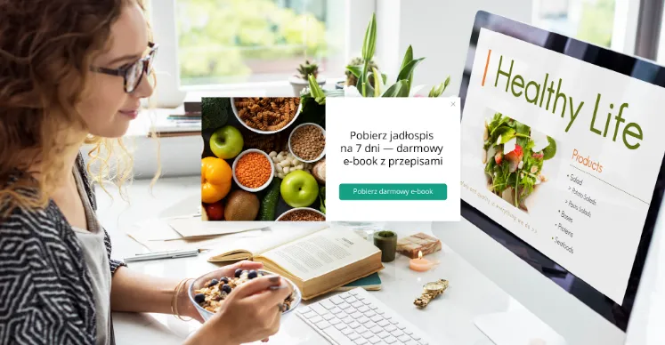 Pop-upy powinny być relewantne – przykład