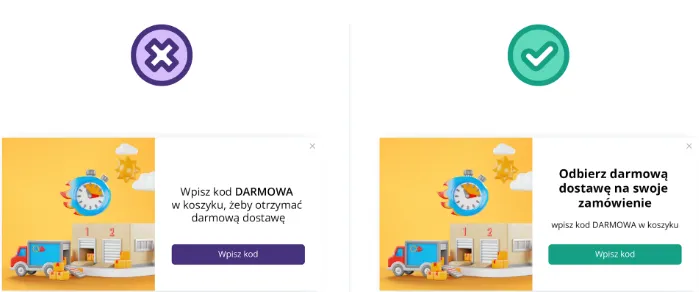 Przykład: jak zrobić pop-up który konwertuje
